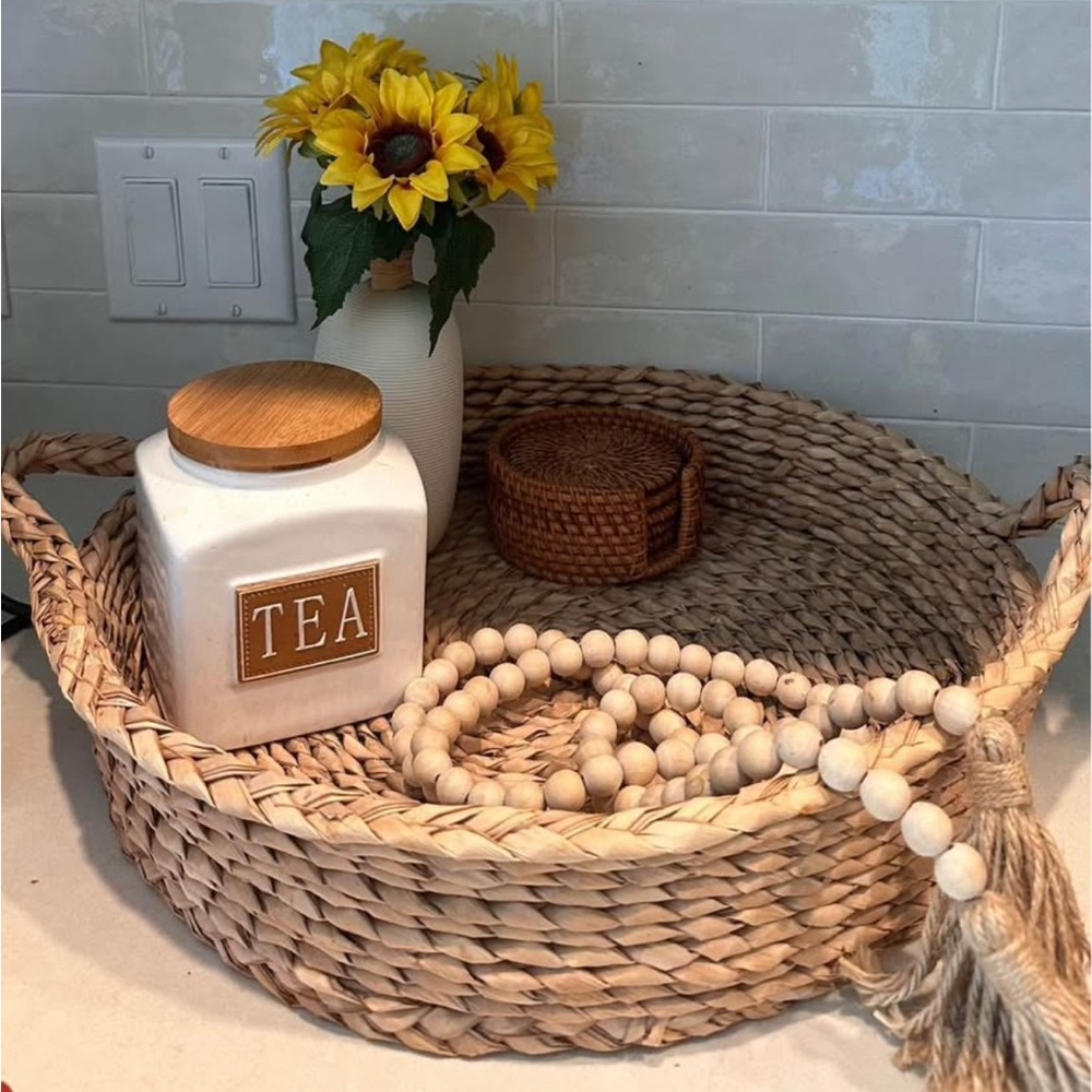 Woven Wicker Basket Boho